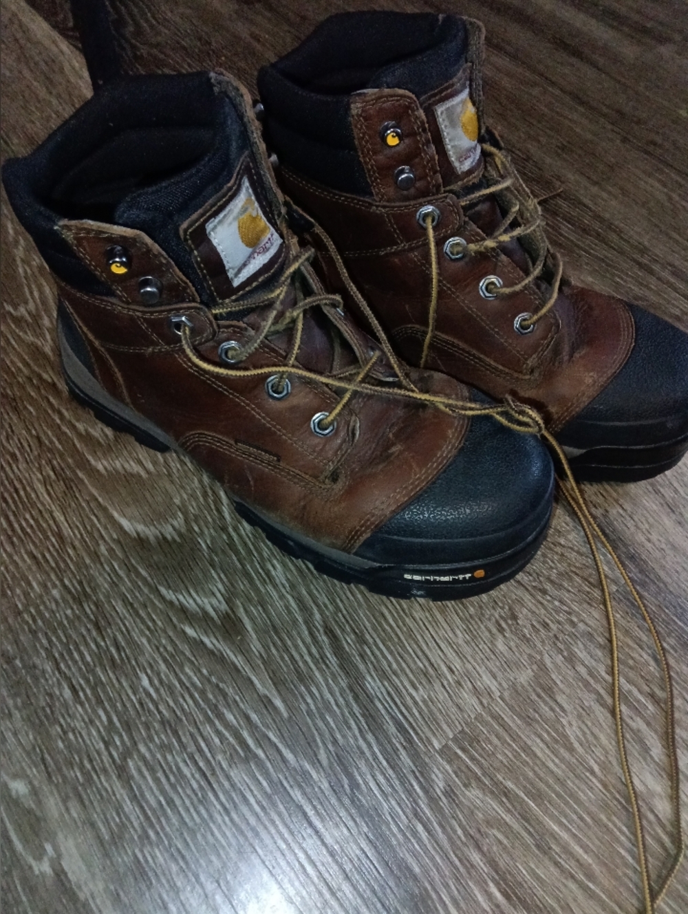 Carhartt Men's 6" Ground Force Waterproof Composite Toe Work Boots size 8.5 mens